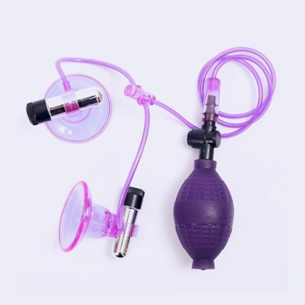 Vibration Chest Stimulation Nipple Pump Vibrator For Women