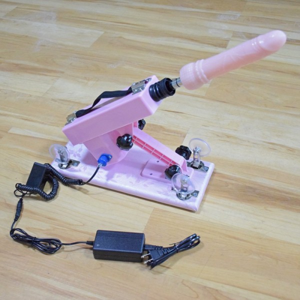 Sex Pink Automatic Masturbator Machine with Super Big Dildo and Anal Masturbation for Men and Women - Set K