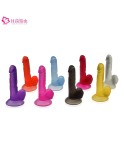 7.5 inch Jelly Realistic Dildo Sex Toy with a Sturdy Suction Cup Base