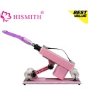 Hismith調整可能なスピード自動ラブマシン - ピンク