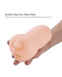 Hismith Oral Sex Onani Cup, Super Tjock Soft & Realistic Textured Oral Sex Toy