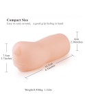 Hismith Oral Sex Masturbation Cup, Super Thick Soft & Realistic Textured Oral Sex Toy