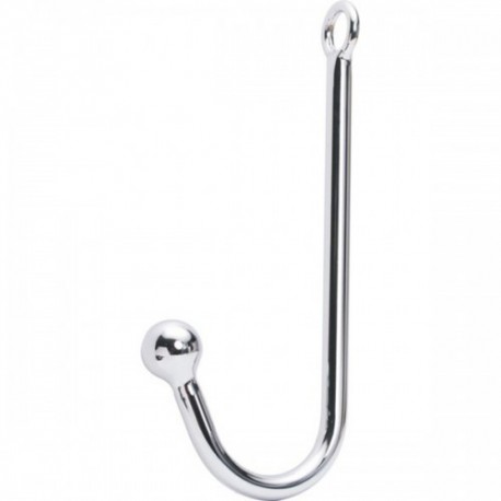 Anal Hook with Ball,Stainless Steel,Anal Plug