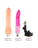 Masturbation Sex Machine Sex Toys for Female Retractable Dildo with 9 Attachments
