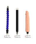 Nastavitelná sexuální pistole pro ženy a lesbičky G-spot vaginální masturbace zařízení