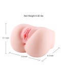 Realistisk Vagina Anus Butt Man Masturbator för män Onani