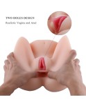 Life Size Realistic Vagina Anus Butt Male Masturbator Cipki Anal Ass dla mężczyzn Masturbacja