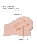 3D gros cul artificiel Vagin réel Masturbateur masculin Pussy Ass Doll