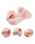 Sekspop met vagina en realistische big-breast speeltjes voor heren