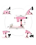 Sex Machine! Small Pink Handle Sex Machine With 7 Attachments Unisex Dildos, Automatic Thrust Machine Device For Sex