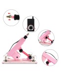 Sex Machine! Small Pink Handle Sex Machine With 7 Attachments Unisex Dildos, Automatic Thrust Machine Device For Sex