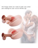 Life Size Virgin Pussy Ass Doll,3D Realistic Male Masturbator Ass Vagina Anal Sex Toys for Male Masturbation