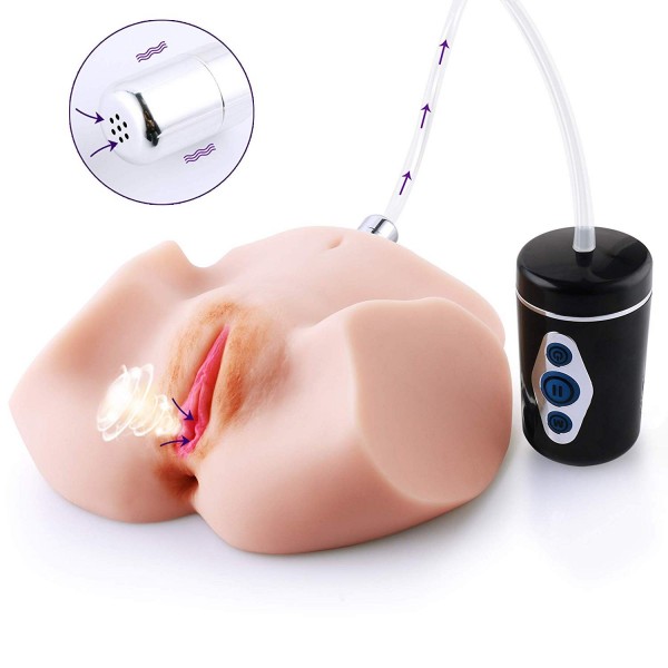 Life Size Virgin Pussy Ass Doll,3D Realistic Male Masturbator Ass Vagina Anal Sex Toys for Male Masturbation(5.3 LB)