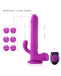 Vibratore a vibrazione a vibrazione G Spot per donne Stimolazione clitoridea e anale con telecomando