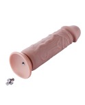 Hismith 10" kæmpe dildo til Hismith sexmaskine med KlicLok-stik, 9 tommer indsættelig længde tyk realistisk pik