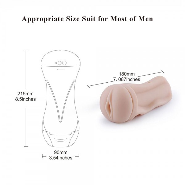 Hismith Male Masturbation Cup For Premium Sex Machine Device, Pocket Pussy Sex Machine Attachements