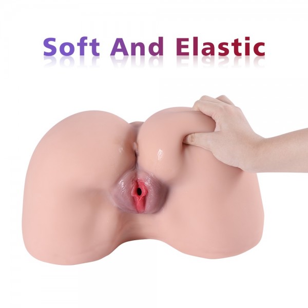 Life Size Virgin Pussy Ass Doll, 3D Realistic Male Masturbator Ass Vagina Anal Sex Toys