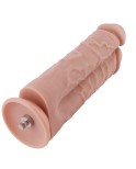 Hismith 8,1 ”Två kukar ett hål silikondildo för Hismith Premium Sex Machine