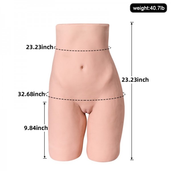 Life-Size 3D Love Doll, Big Ass and Leg Torso 