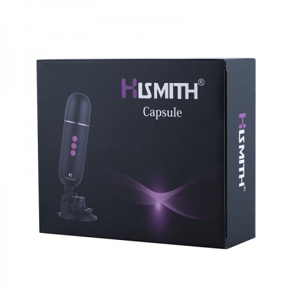 Hismith Capsule Rechargeable Programmable Sex Machine, Portable Fucking Machine with Multiple Speeds & Frequencies