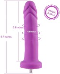 6,7 "konstgjord silikondildo för Hismith Premium Sex Machine med KlicLok-system