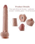 Hismith 11,8 "ekstra-længde silikone dildo til Hismith sex maskine med KlicLok system