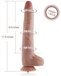 Hismith 11.8" Extra-Length Vibrating Silicone Dildo for Hismith Sex Machine with KlicLok System