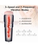 Rechargeable Vagina or Anal Sex Male Masturbator with KlicLok System for Hismith Premium Sex Machine