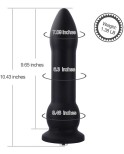 Hismith 10.43 '' Bullet Anal leketøy med KlicLok System for Hismith Premium Sex Machine