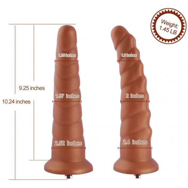 Hismith 10.24'' Huge Arthropod toy with KlicLok System for Hismith Premium Sex Machine