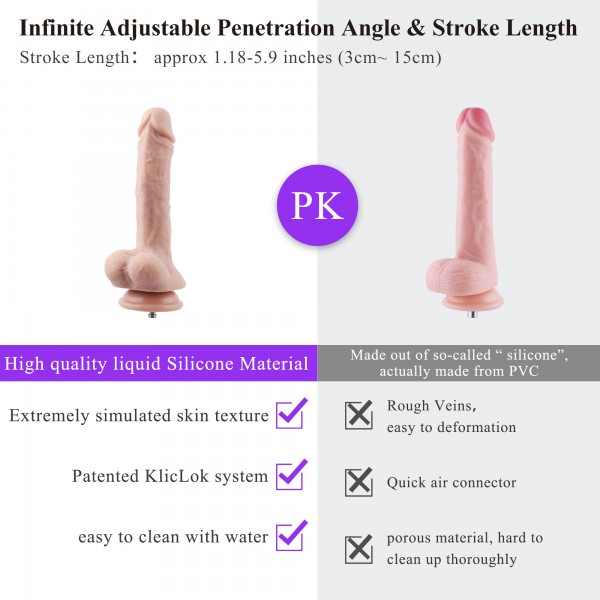 Hismith Premium Sex Machine (Noble Purple) - APP Control with Remote - KlicLok System