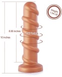 Hismith 10 "silikone skruedildo med KlicLok-system til Hismith Premium Sex Machine