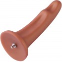 10 cm velké silikonové dildo Hismith se systémem KlicLok pro prémiový sexuální stroj Hismith
