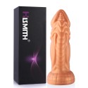 Hismith 8 Inch Curved Giant Silicone Animal Dildo with Suction Cup