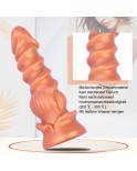 Hismith 8,5 inch gebogen gigantische siliconen boorworm nieuwigheid dildo met zuignap