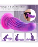 Hismith 10.08 inches super Les melons dildo with suction cup