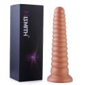 Hismith 10.20-calowy silikonowy kształt wieży Realistyczny penis z przyssawką do gry bez użycia rąk