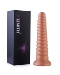 Hismith 10,20 tommer silikone tårnform realistisk penis med sugekop til håndfri spil