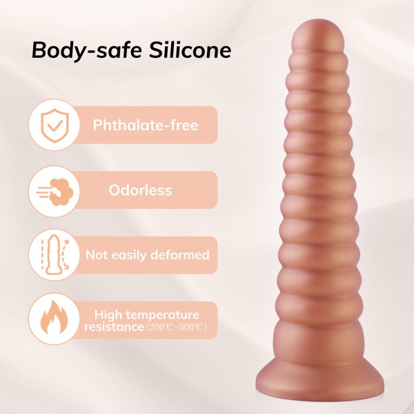 Flesh 9.25 inch Natuarl Feel Realistic Dildo with Strong Suction