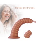 Hismith 10.20 inch Silicone Tower Shape Realistic Penis with Suction Cup for Hands-Free Play
