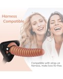 Hismith 10,20 Zoll Silikonturmform Realistischer Penis mit Saugnapf für freihändiges Spielen