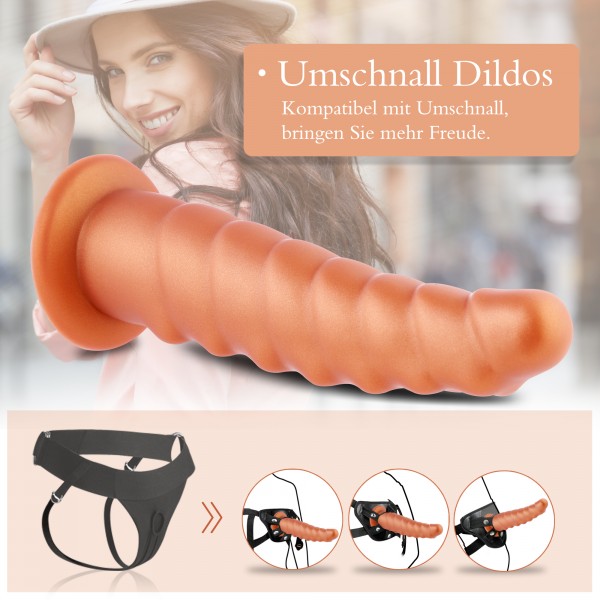 9 inches Realistic Dildo Bend Any Shape With Suction Cup