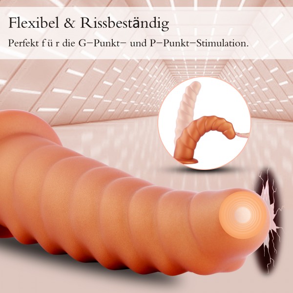 9 inches Realistic Dildo Bend Any Shape With Suction Cup