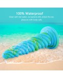 Hismith 10.12 Inch Awl Shape mixed colors Silicone Dildo with Suction Cup