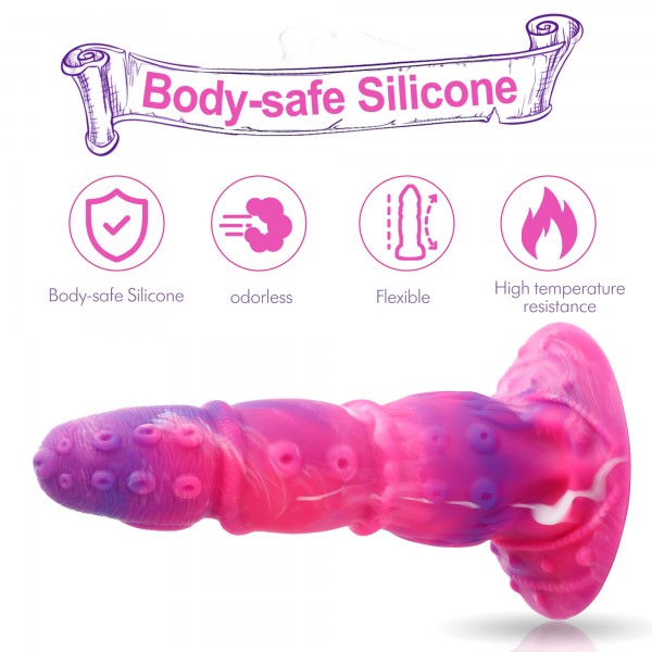 Hismith 8.59 inch Realistic Silicone Tentacle Dildo with Strong Suction Cup