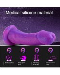 Hismith 8,46 "silikonové dildo se systémem KlicLok pro Hismith Premium Sex Machine