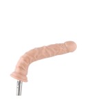 Auxfun Extra-length Veins with Flexible pipe TPE dildo with 3XLR Connector/ 3 Pin Attachments