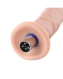 Auxfun vene extra-lunghe con tubo flessibile dildo in TPE con connettore 3XLR/attacchi a 3 pin