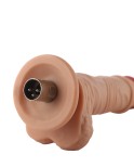 Auxfun Extra Length with Flexible Pipe TPE dildo with 3XLR Connector/ 3 Pin Attachments