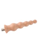 Auxfun Anal bead TPE dildo with 3XLR Connector/ 3 Pin Attachments